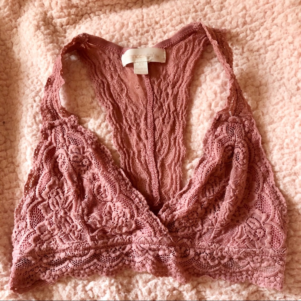 Pink bralette